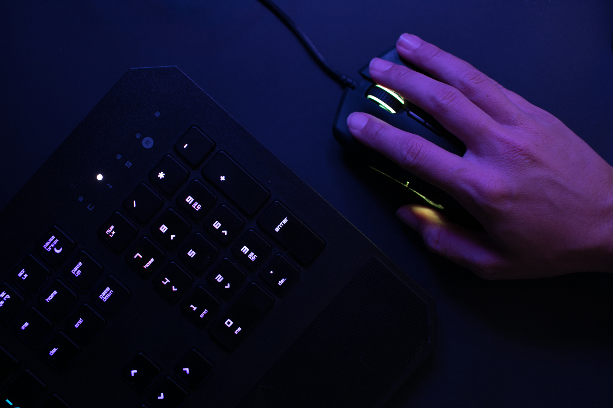 Modern Keyboard and Mouse Computer Device 